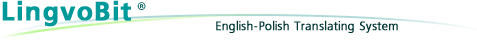 Polish-English Online Translator Lingvobit